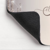 Tapis De Souris Monogramme de Parties scintillant Cool modernes (Coin)