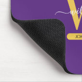 Tapis De Souris Monogramme de Parties scintillant de la géode d'âg (Coin)