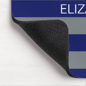 Tapis De Souris Monogramme de très bon goût de nom de rayure de la (Coin)