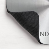 Tapis De Souris Monogramme des effets métalliques en acier inoxyda (Coin)