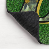 Tapis De Souris Monogramme E Daisies initiales Mousepad (Coin)