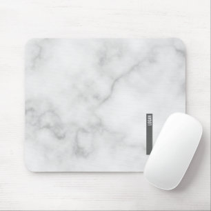 Tapis De Souris Monogramme et nom personnalisés gras modernes