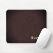 Tapis De Souris Monogramme fait sur commande exécutif de motif en (Avec souris)