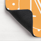 Tapis De Souris Monogramme fait sur commande. Point de polka (Coin)