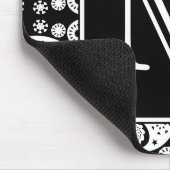 Tapis De Souris Monogramme fait sur commande sur le modèle (Coin)