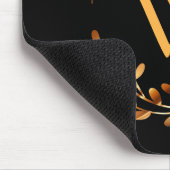 Tapis De Souris Monogramme floral Goldel (Coin)