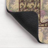 Tapis De Souris Monogramme floral initial B Élégant (Coin)