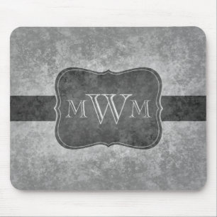 Tapis De Souris Monogramme gris sale