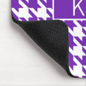 Tapis De Souris Monogramme Houndstooth Purple GL Splitter (Coin)