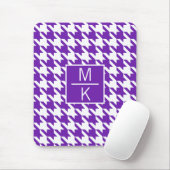 Tapis De Souris Monogramme Houndstooth Purple GL Splitter (Avec souris)