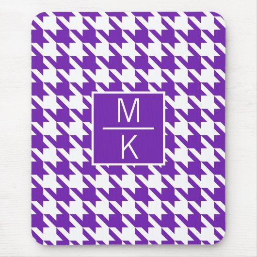 Tapis De Souris Monogramme Houndstooth Purple GL Splitter (Devant)