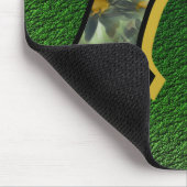 Tapis De Souris Monogramme Initial F Art floral Daisy  (Coin)