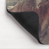 Tapis De Souris Monogramme Initial Nom Cheval de Quartier Campagna (Coin)