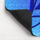 Tapis De Souris Monogramme initiale B Bluebird (Coin)