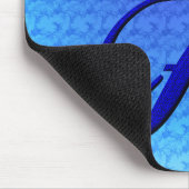 Tapis De Souris Monogramme initiale F Bluebird (Coin)
