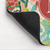 Tapis De Souris Monogramme | Jardin secret Floral III (Coin)