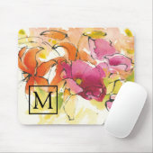 Tapis De Souris Monogramme | mi-juillet (Avec souris)