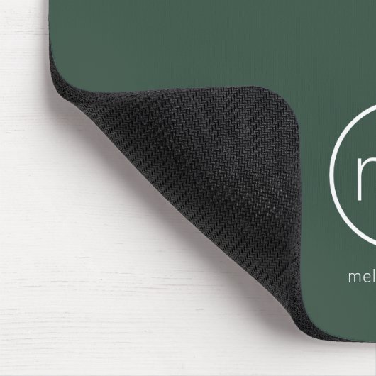 Tapis De Souris Monogramme minimum professionnel Forêt initiale ve (Coin)