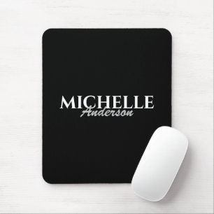 Tapis De Souris Monogramme moderne simple
