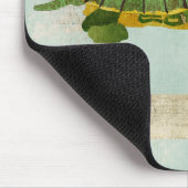 Tapis De Souris Monogramme Mousepad de tortue de jade (Coin)