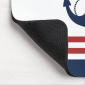 Tapis De Souris Monogramme nautique (Coin)