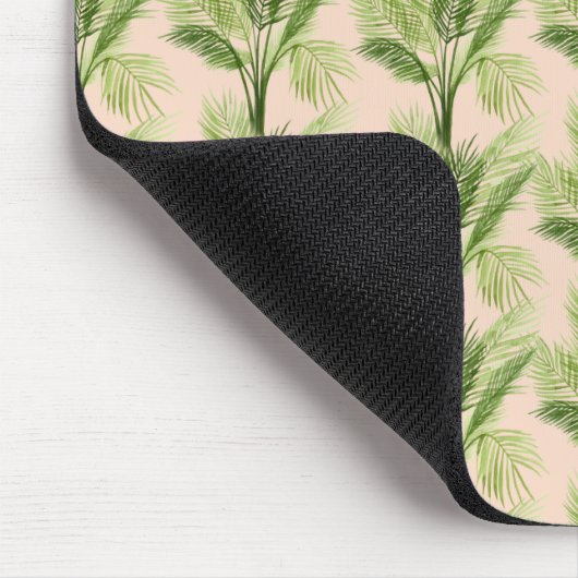 Tapis De Souris Monogramme | Oasis intérieure | Motif Palm Tree (Coin)