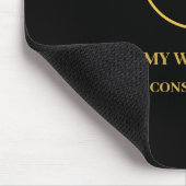 Tapis De Souris Monogramme Or Black Business (Coin)