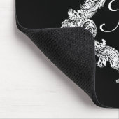 Tapis De Souris Monogramme personnalisé initial (Coin)