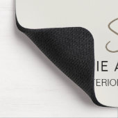 Tapis De Souris Monogramme Professionnel Moderne sur Mesure pour l (Coin)