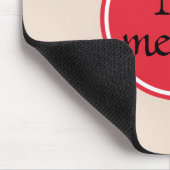 Tapis De Souris Monogramme Red Gold Circle (Coin)