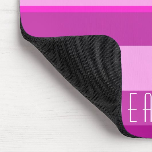 Tapis De Souris Monogramme rose (Coin)