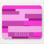 Tapis De Souris Monogramme rose (Devant)