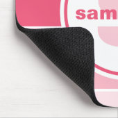 Tapis De Souris Monogramme rose d'Ombre (Coin)