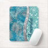 Tapis De Souris Monographie de feuilles de parties scintillant en  (Avec souris)