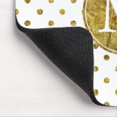 Tapis De Souris Monographie des points de glam or chic (Coin)