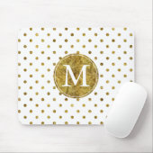 Tapis De Souris Monographie des points de glam or chic (Avec souris)