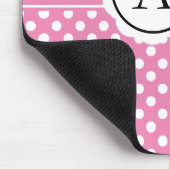 Tapis De Souris Monographie des points et des animaux de fille (Coin)