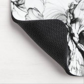 Tapis De Souris Monokrom blomma (Coin)
