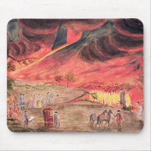 Tapis De Souris Monsieur William Hamilton étudiant l'éruption