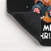 Tapis De Souris Monster Truck Gingerbread Man Funny Merry Christma (Coin)