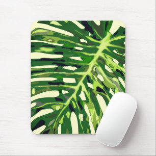 Tapis De Souris Monstera Feuille Souris Pad Vos Couleurs