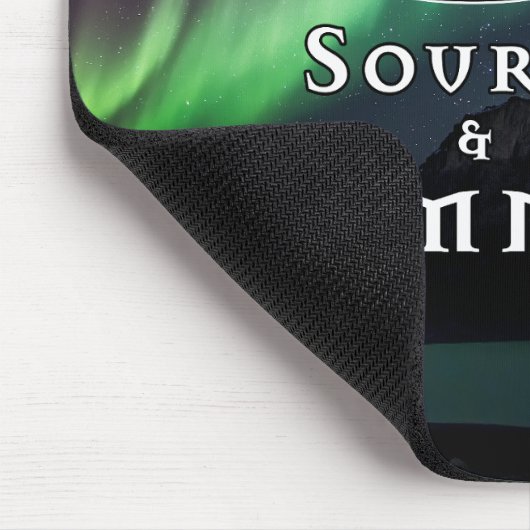 Tapis De Souris Monstrance Source et Sommet Aurora Borealis (Coin)