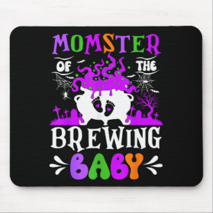 Tapis De Souris Monstre de la future maman de bébé en gestation Ha