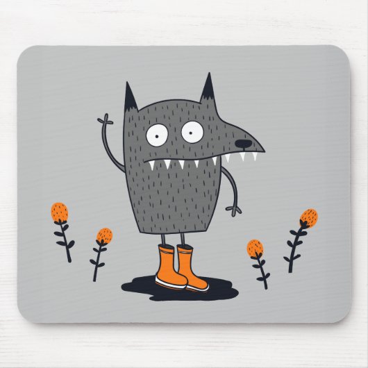 Tapis De Souris Monstre Drôle (Devant)