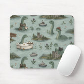 Tapis De Souris Monstre du Loch Ness (Avec souris)