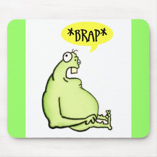 Tapis De Souris Monstre vert Mousepad (Devant)