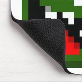 Tapis De Souris Monstre Vert - Pixel Art (Coin)