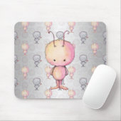 Tapis De Souris Monstres Fluffeux Cute (Avec souris)