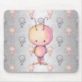 Tapis De Souris Monstres Fluffeux Cute (Devant)