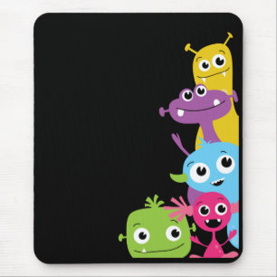 Tapis De Souris Monstres idiots Mousepad pour des enfants